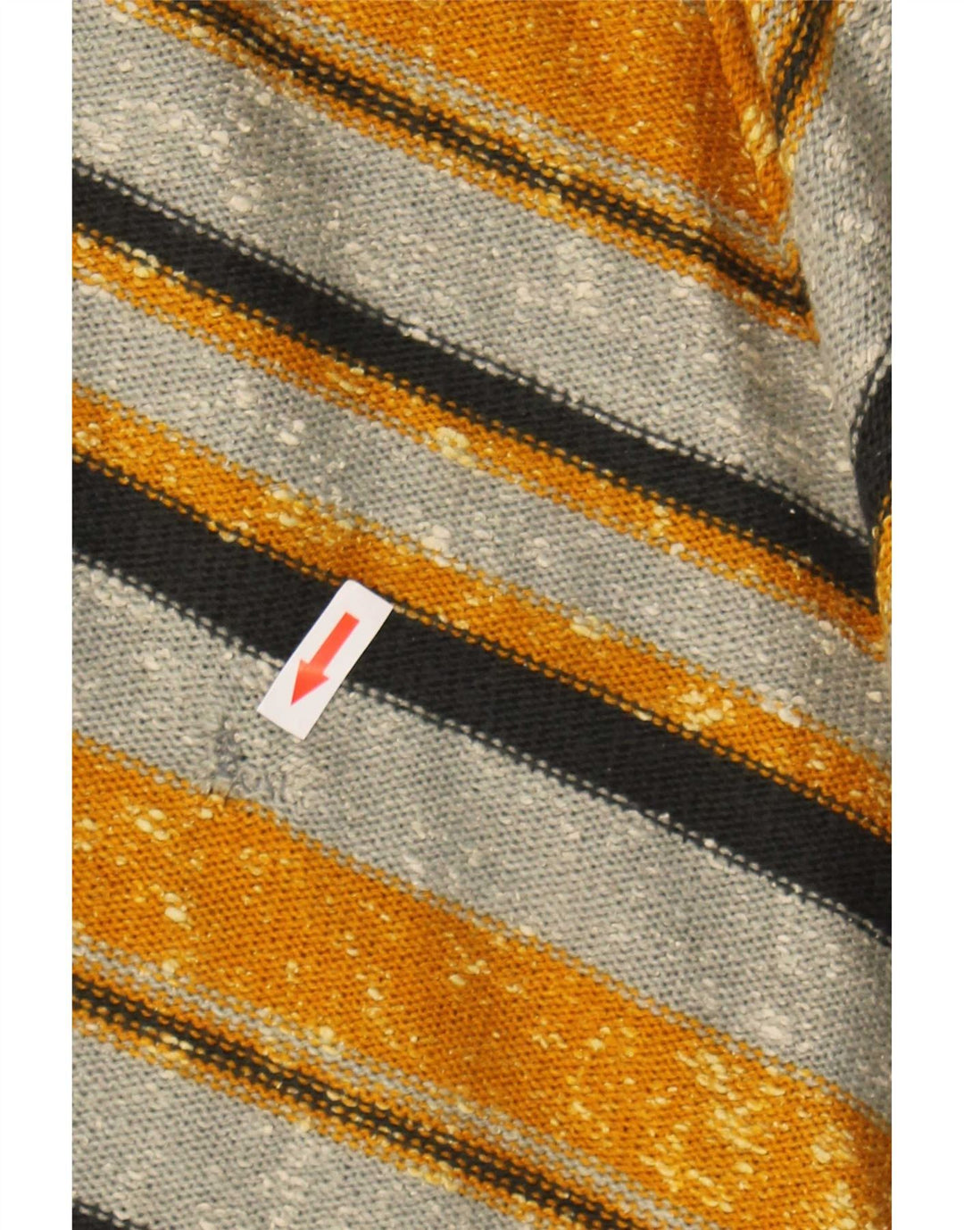 Vintage Womens Hooded Cardigan Sweater One Size Multicoloured Striped