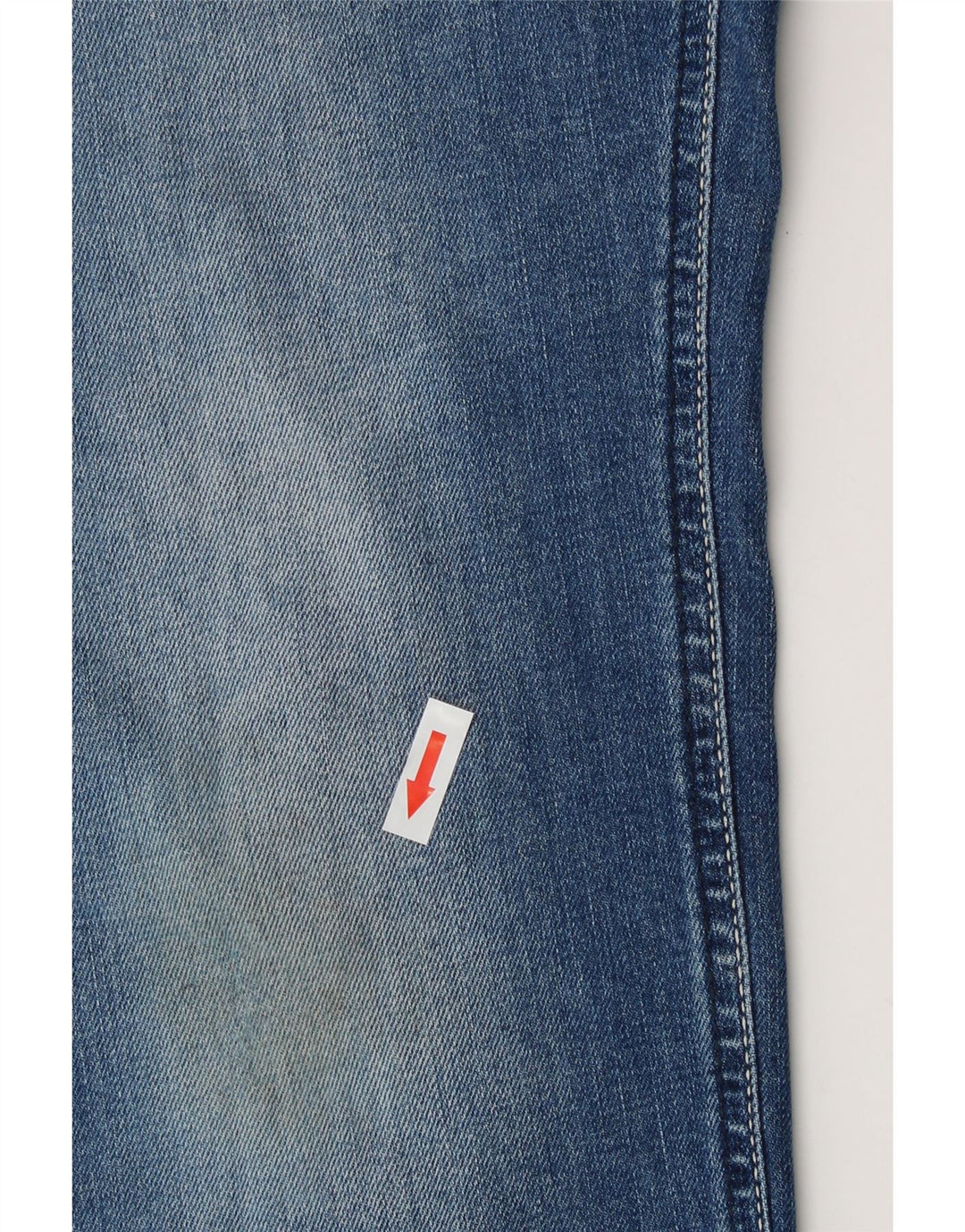 Gas Mens Slim Jeans W36 L34 Blue Cotton