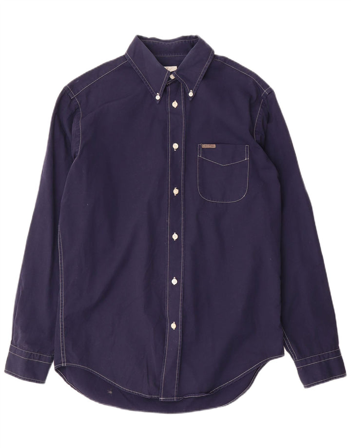 Calvin Klein Jeans Mens Shirt Medium Navy Blue