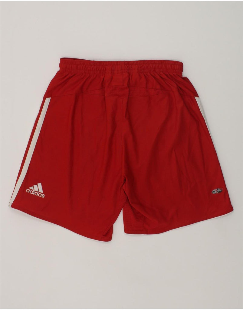 ADIDAS Boys Sport Shorts 9-10 Years Red Polyester | Vintage Adidas | Thrift | Second-Hand Adidas | Used Clothing | Messina Hembry 