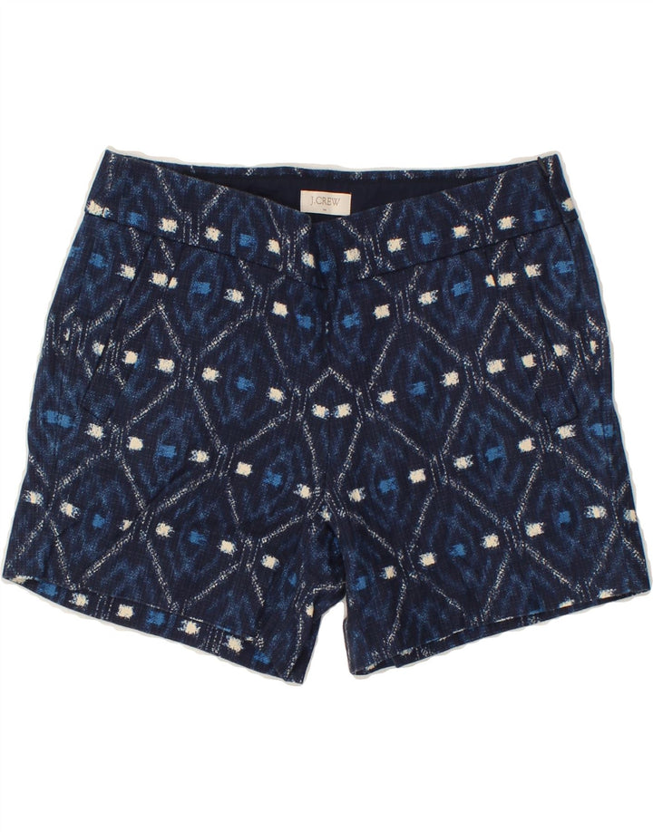 J. CREW Womens Abstract Pattern Casual Shorts US 0 XS W28  Navy Blue Vintage J. Crew and Second-Hand J. Crew from Messina Hembry 