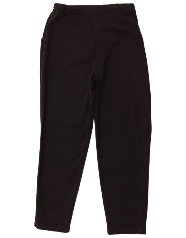 LEE Womens Relaxed Fit Chino Trousers US 22 3XL W40 L31 Black Cotton