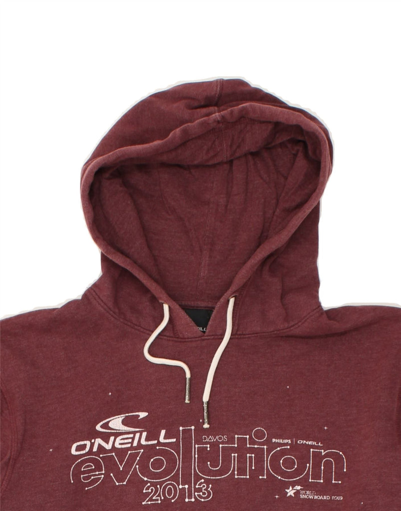 O'NEILL Mens Graphic Hoodie Jumper Large Brown Cotton | Vintage O'Neill | Thrift | Second-Hand O'Neill | Used Clothing | Messina Hembry 