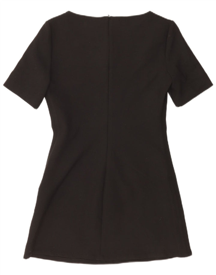 Zara Womens Sheath Dress UK 10 Small Black