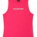 Lotto Womens Graphic Vest Top UK 12 Medium Pink Cotton