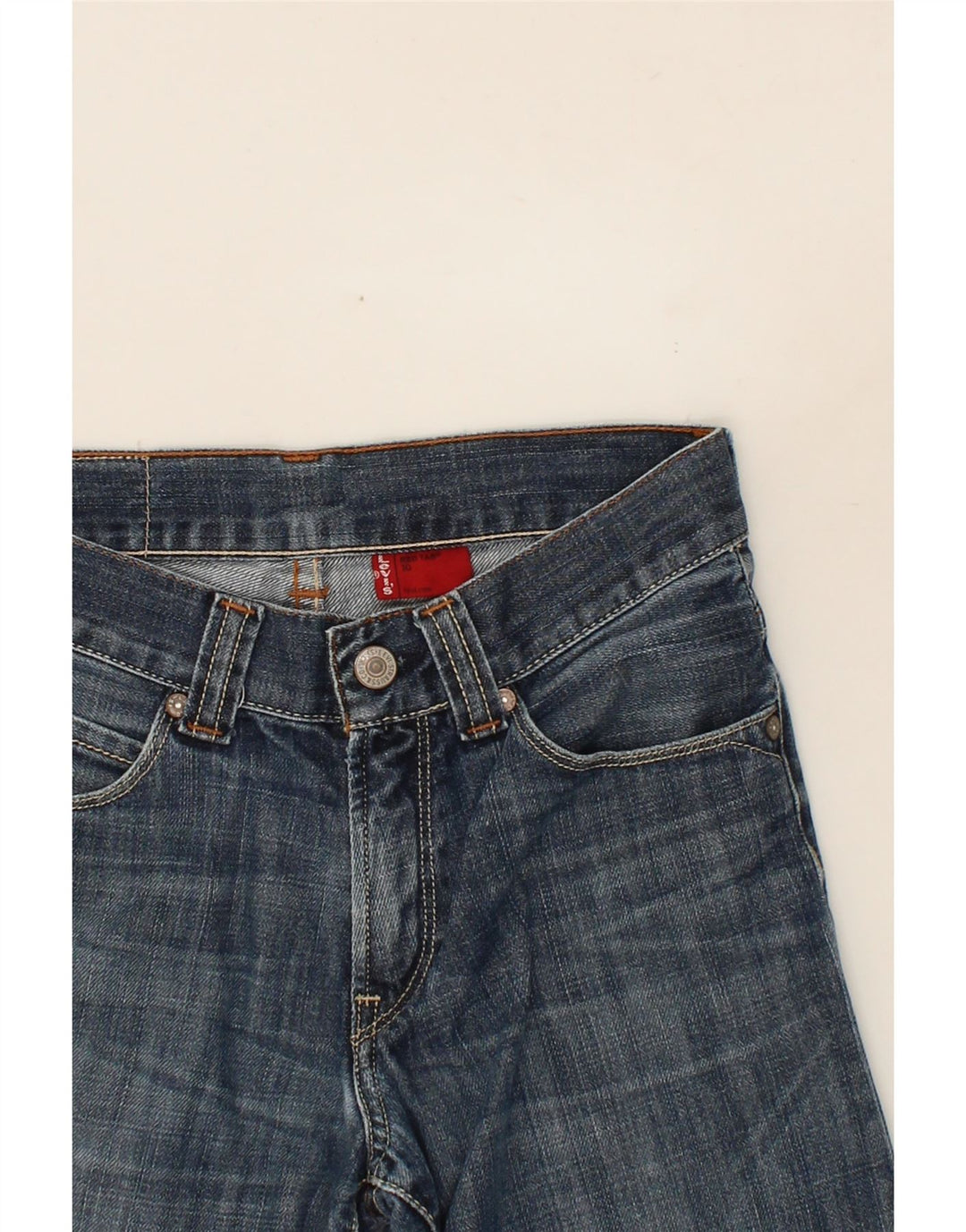 LEVI'S Boys Denim Shorts 9-10 Years W26  Blue Cotton Vintage Levi's and Second-Hand Levi's from Messina Hembry 