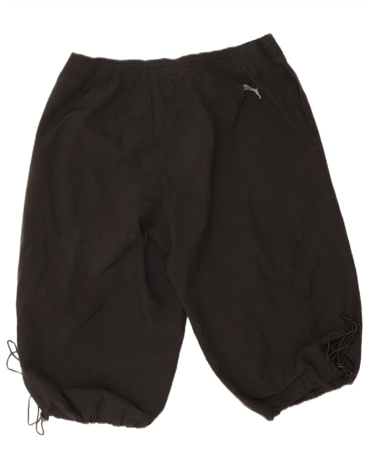 Puma Mens Graphic Sport Shorts Large Black Polyester