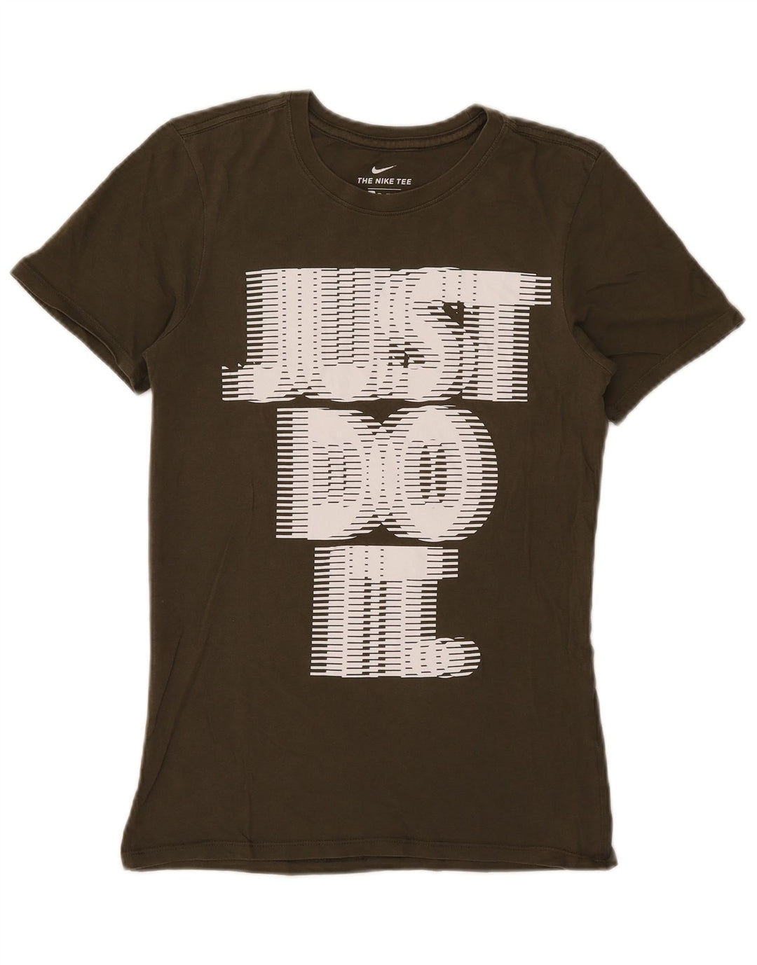 Nike Mens Athletic Cut Graphic T-Shirt Top XS Khaki