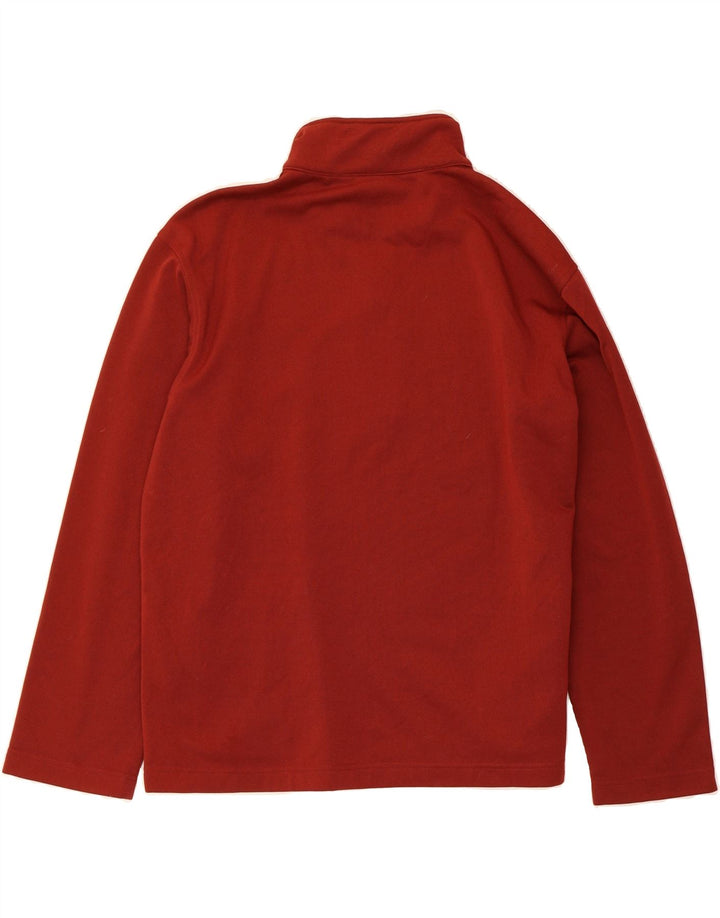 FILA Mens Zip Neck Sweatshirt Jumper XL Red Polyester Vintage Fila and Second-Hand Fila from Messina Hembry 