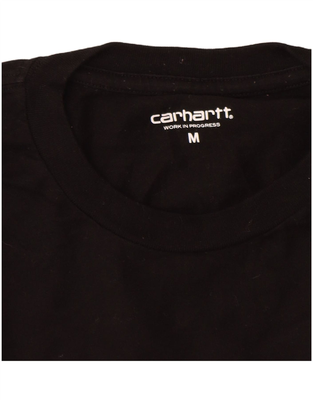 Carhartt Mens Top Long Sleeve Medium Black Cotton
