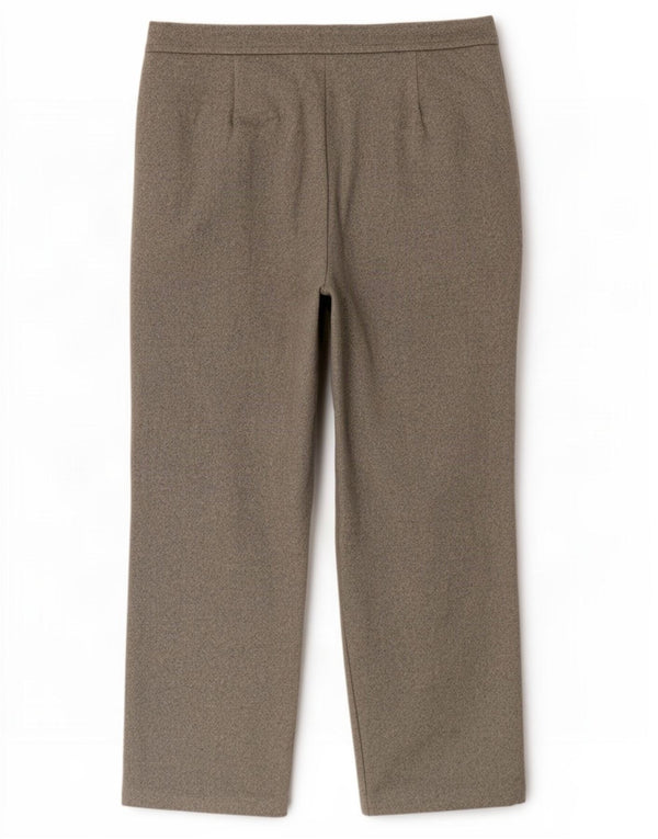 Marks & Spencer Womens Straight Casual Trousers UK 16 Large W36 L29 Grey