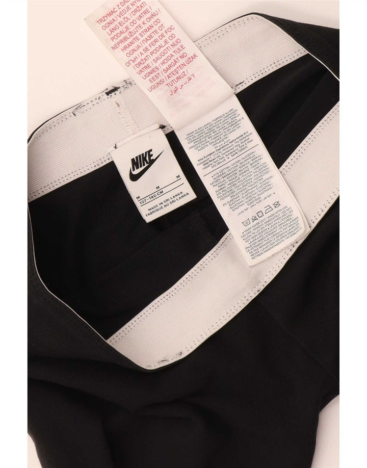 Nike Girls Leggings 10-11 Years Medium Black Cotton
