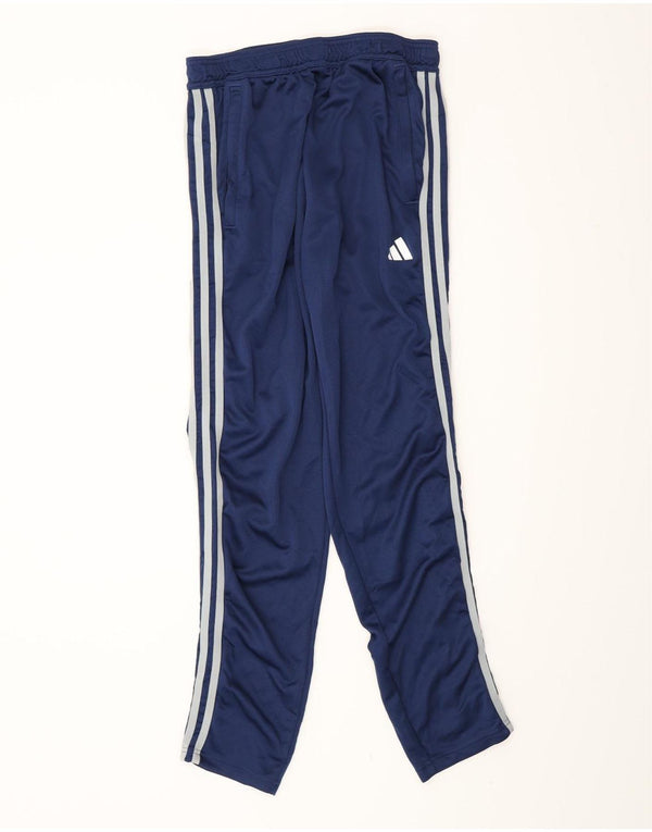 Adidas Mens Tracksuit Trousers Medium  Navy Blue Polyester