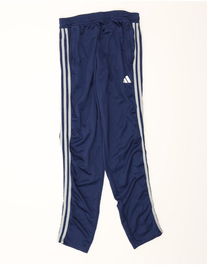 Adidas Mens Tracksuit Trousers Medium  Navy Blue Polyester