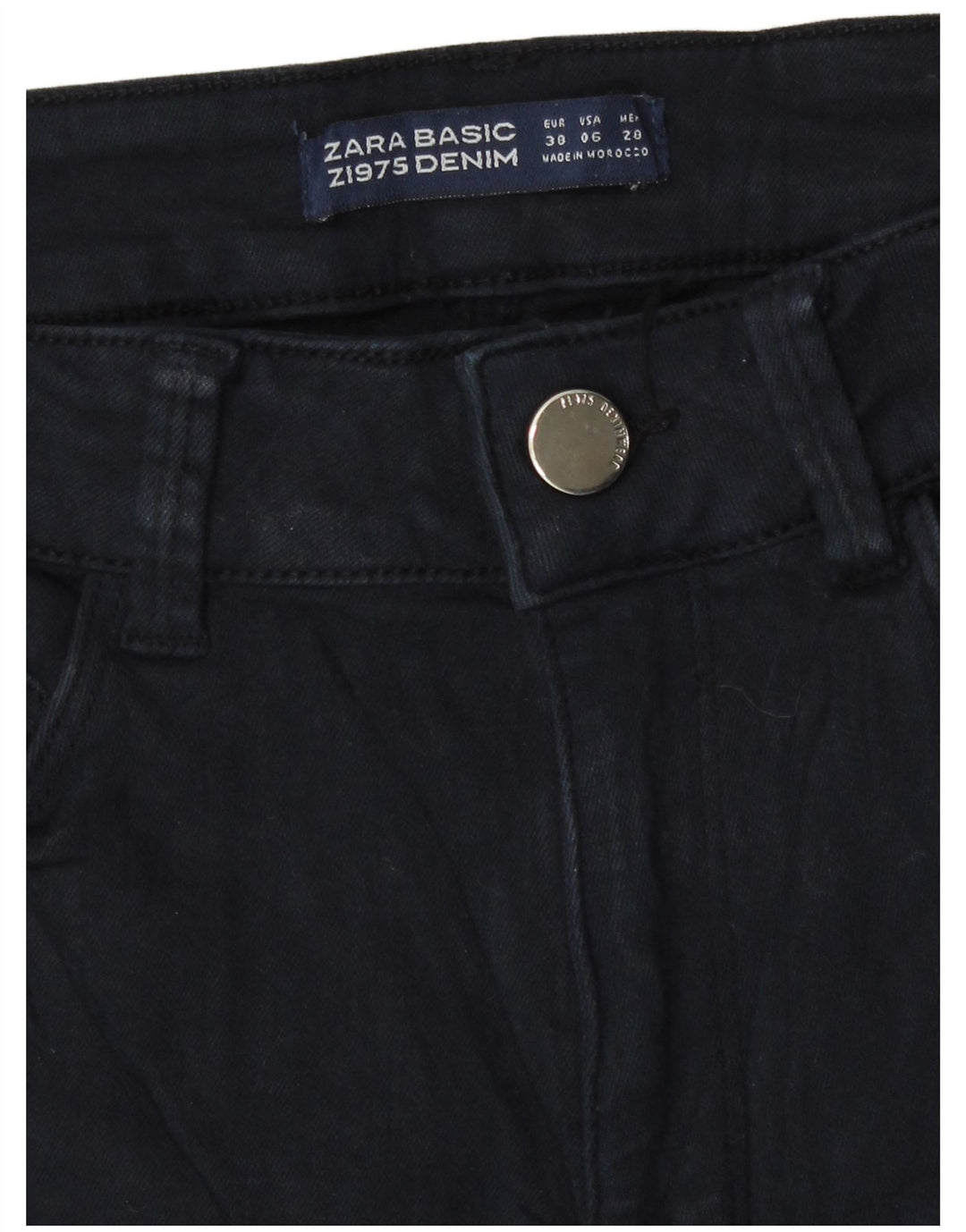 Zara Womens Slim Jeans EU 38 Small W28 L28 Navy Blue