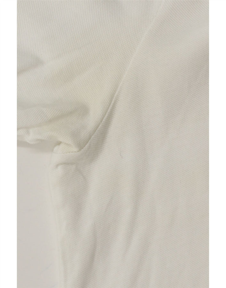 PUMA Mens Polo Shirt Large White Cotton Vintage Puma and Second-Hand Puma from Messina Hembry 