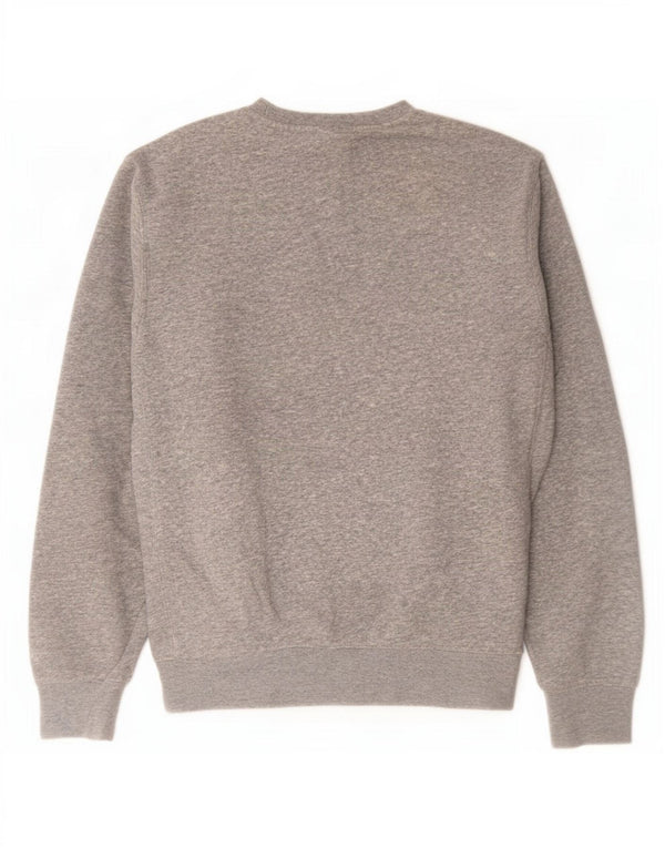 Nike Mens Loose Fit Sweatshirt Jumper XS Grey Flecked Cotton