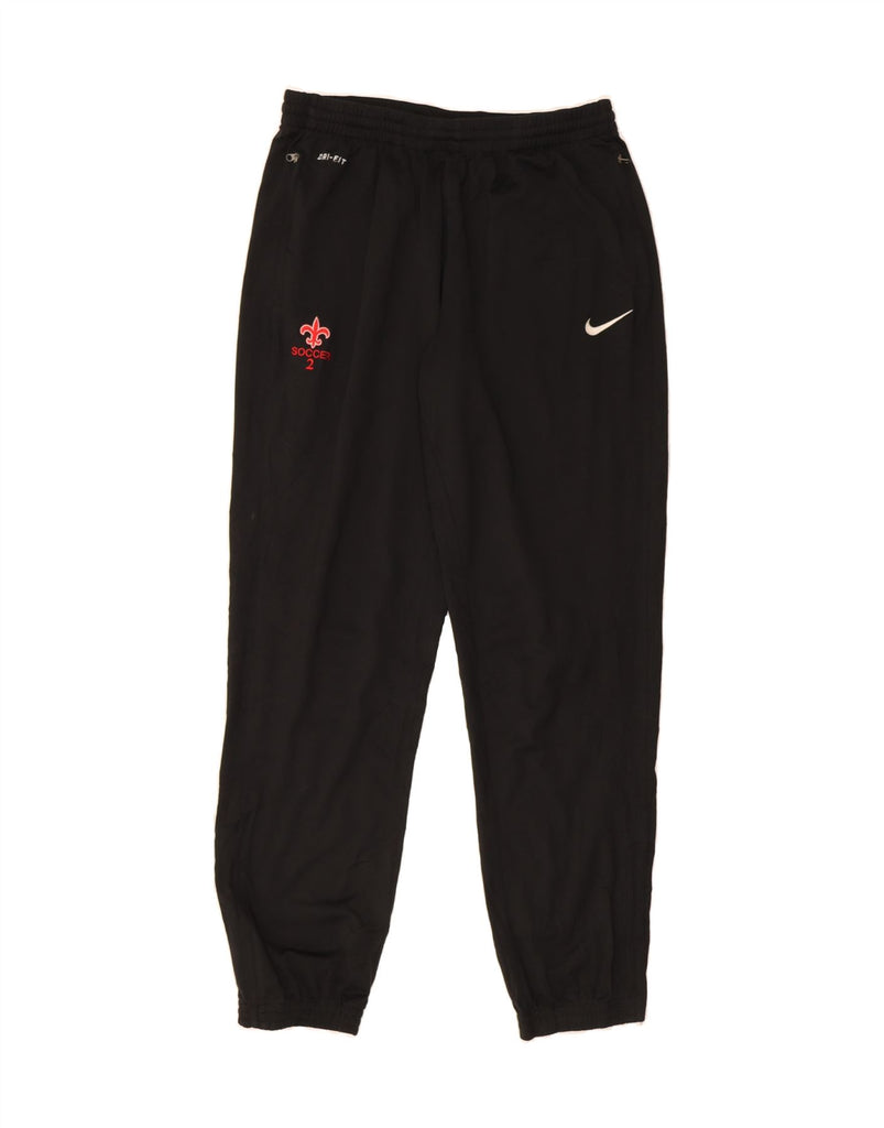 NIKE Mens Dri Fit Tracksuit Trousers Joggers Large Black Polyester Vintage Nike and Second-Hand Nike from Messina Hembry 