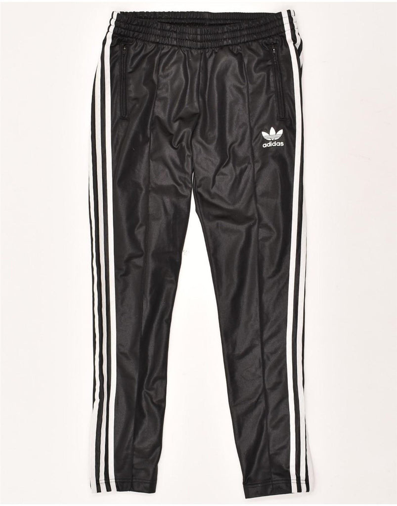 ADIDAS Womens Tracksuit Trousers UK 8 Small Black Polyester Vintage Adidas and Second-Hand Adidas from Messina Hembry 