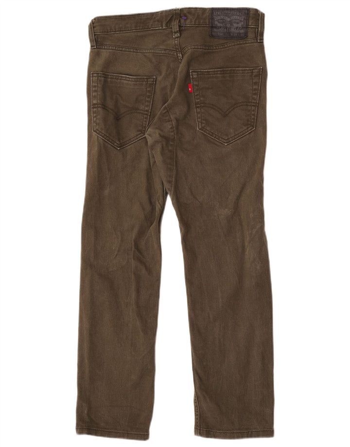 Levi's Mens 511 Slim Jeans W28 L26 Green Cotton