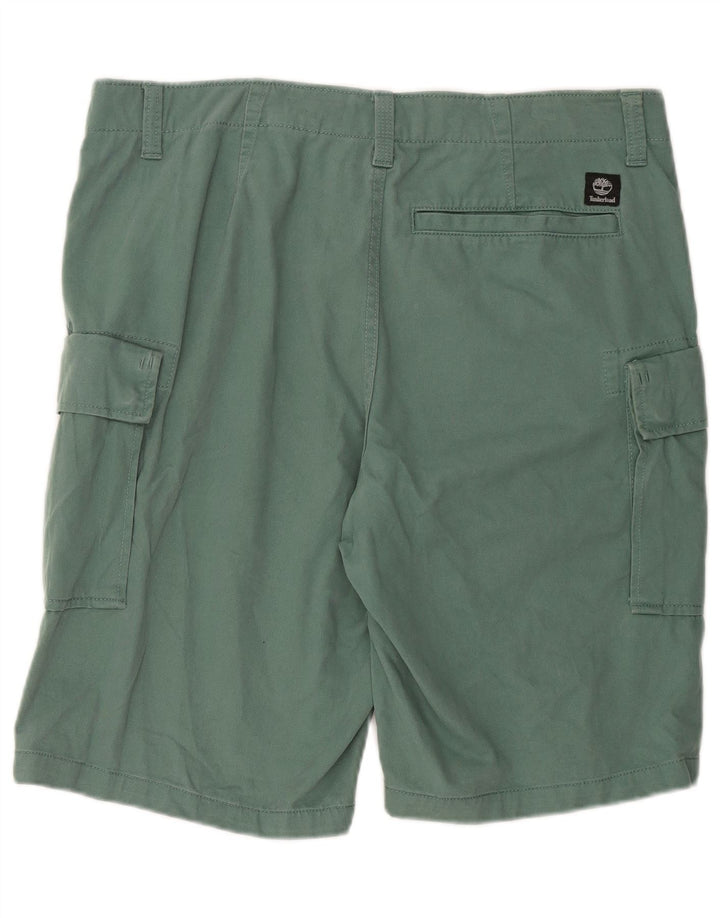 TIMBERLAND Mens Cargo Shorts W35 Large Green