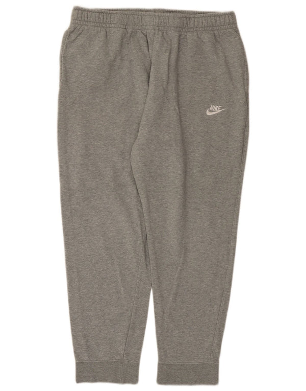 Nike Mens Tracksuit Trousers Joggers XL  Grey Flecked Cotton
