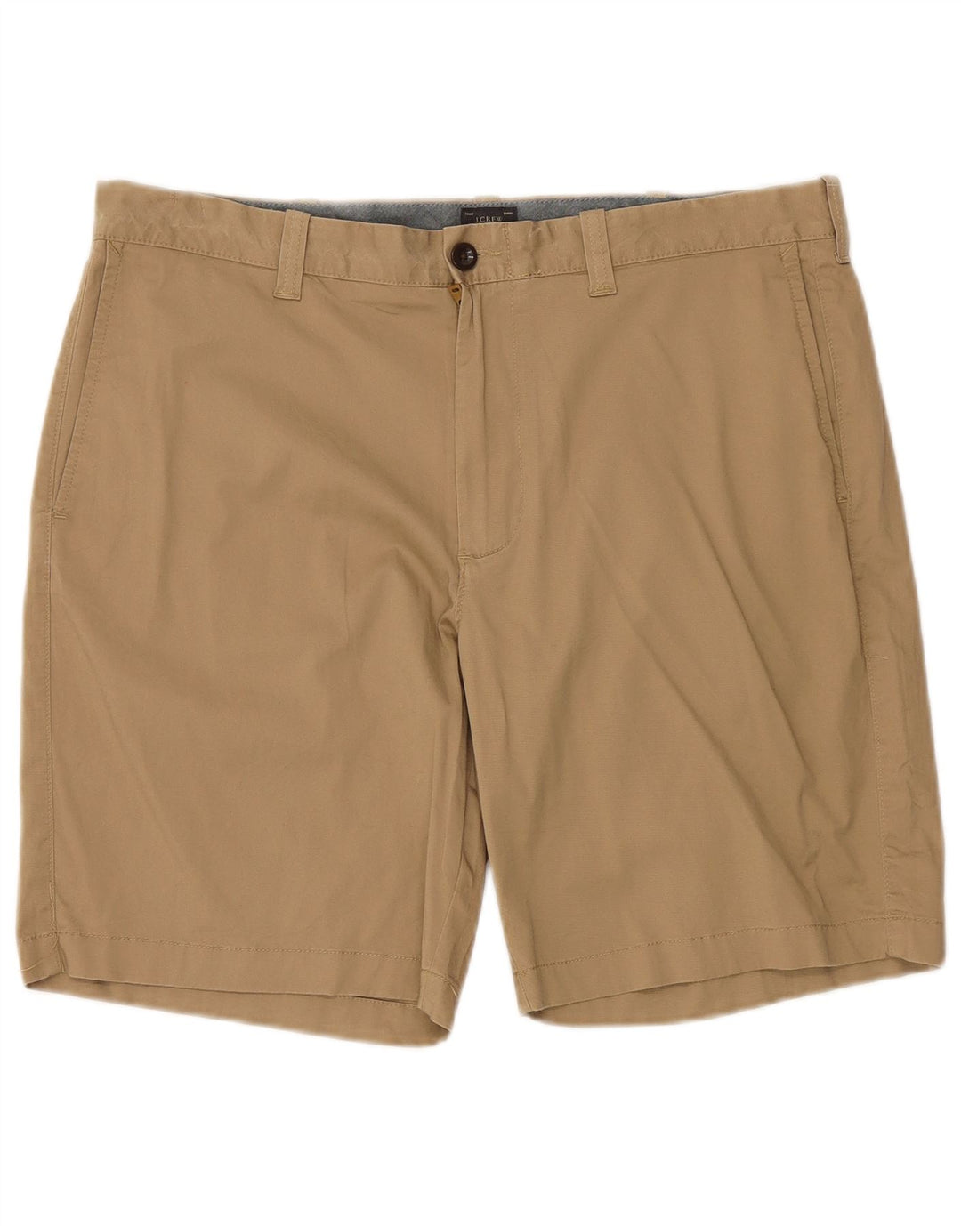 J. CREW Mens Chino Shorts W36 Large Beige Cotton