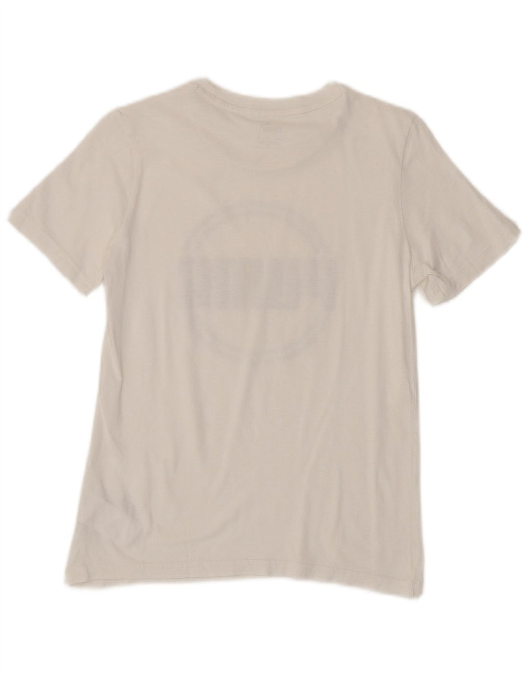 Puma Boys Graphic T-Shirt Top 11-12 Years Medium White Cotton