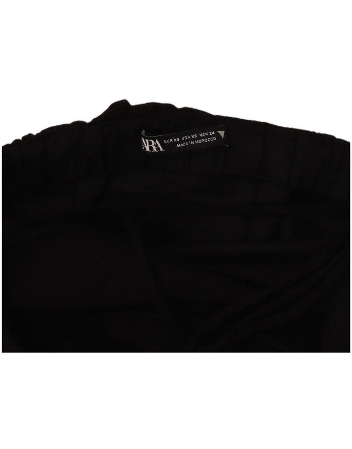 Zara Womens A-Line Dress UK 4 XS Black