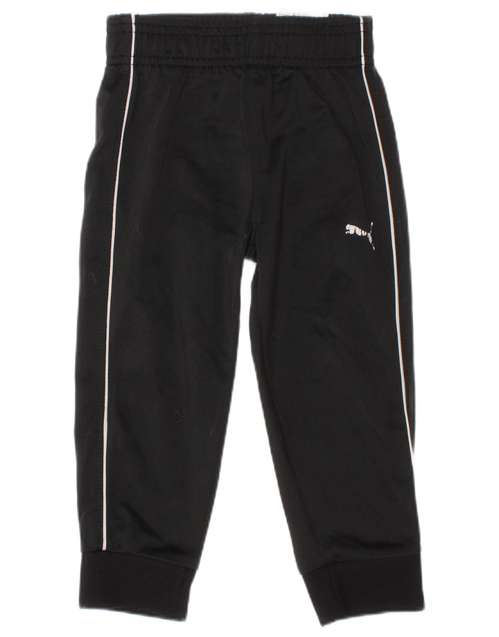 Puma Baby Boys Joggers Tracksuit Trousers 18-24 Months Black Polyester