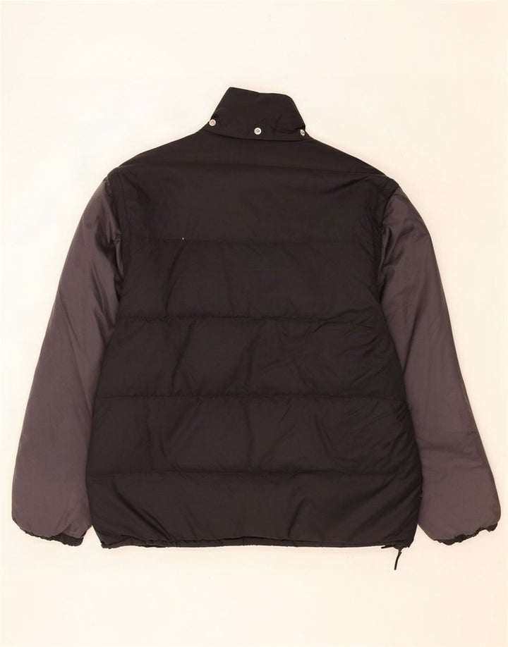 Adidas Mens Padded Jacket UK 40/42 Medium Black Colourblock Polyamide