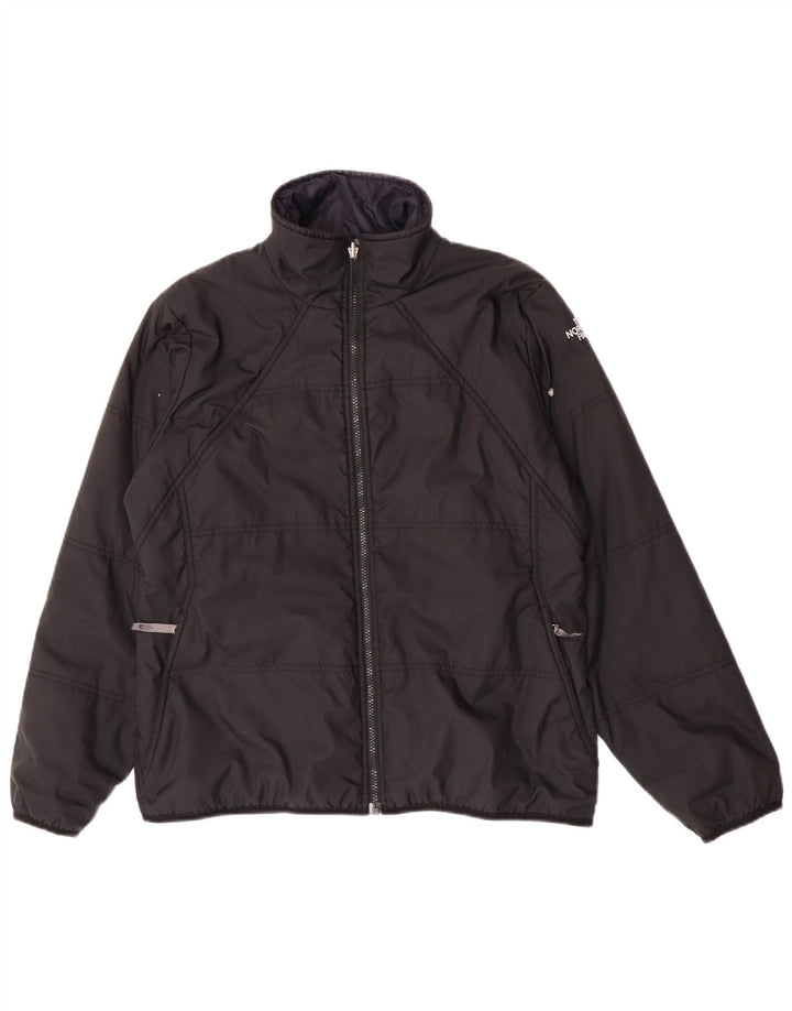 The North Face Womens Windbreaker Jacket UK 16 Large Black Polyester