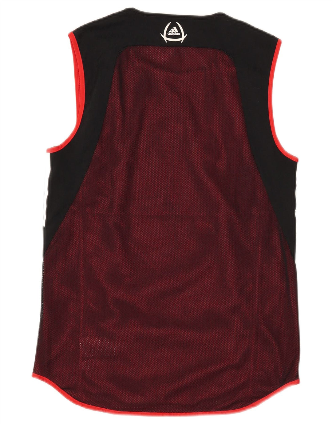 Adidas Mens Climacool Graphic Vest Top Small Black Colourblock Polyester