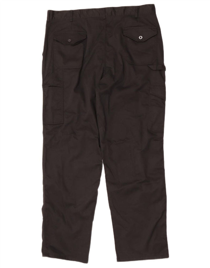 Dickies Mens Redhawk Straight Cargo Trousers W40 L33 Black Polyester