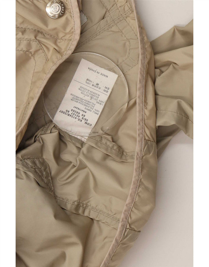 Cerruti 1881 Womens Utility Jacket IT 44 Medium Beige Nylon
