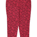 Marks & Spencer Womens Abstract Pattern Cropped Trousers UK 18 XL W38 L25 P