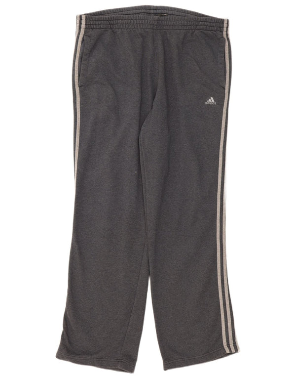 Adidas Mens Clima 365 Tracksuit Trousers Joggers 2XL Grey Cotton