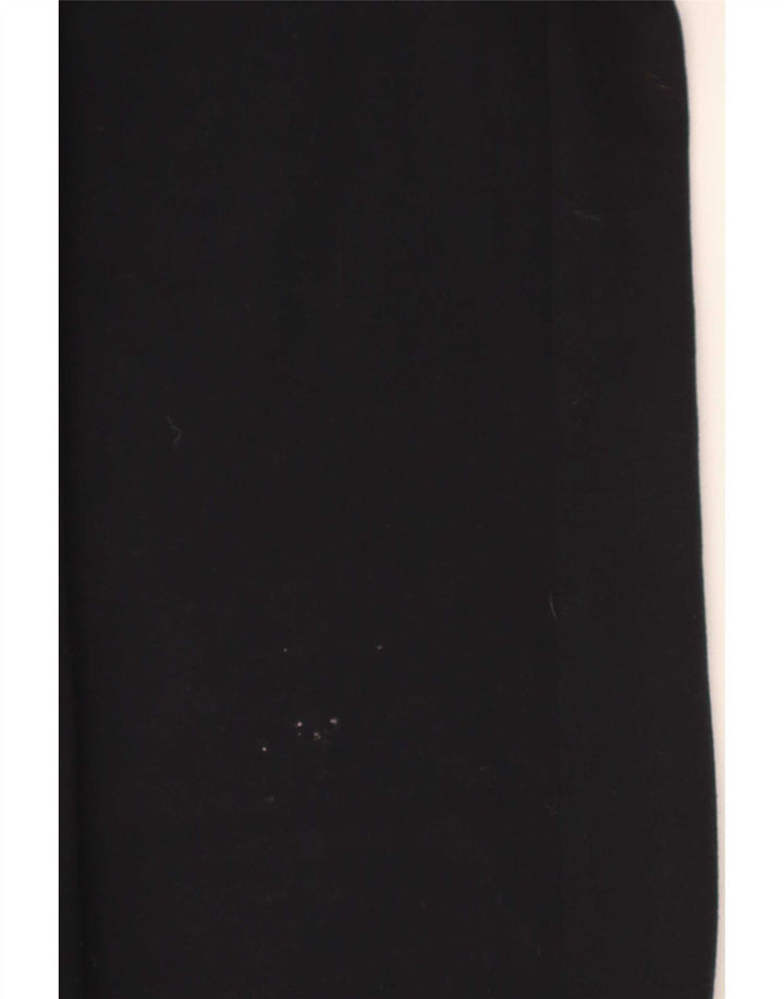 Reiss Womens Wide Leg Tracksuit Trousers UK 10 Small Black Polyester
