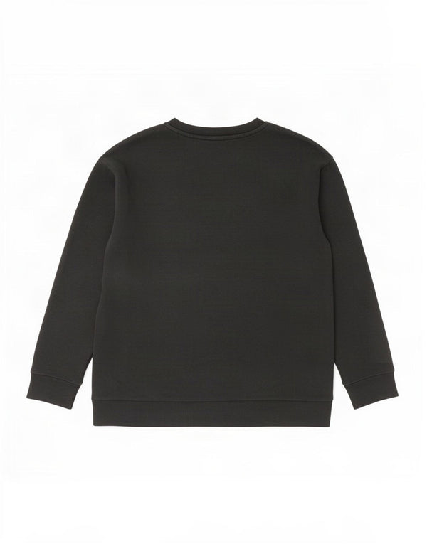 Adidas Womens Oversized Sweatshirt Jumper UK 8 Small Black Cotton