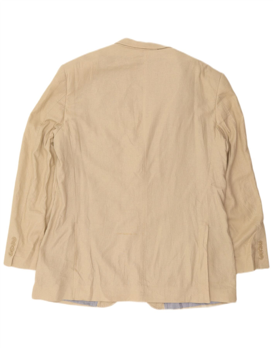 Marks & Spencer Mens Longline 2 Button Blazer Jacket UK 38 Medium Beige