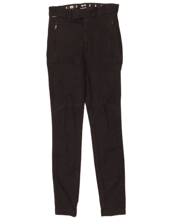 G-Star Mens Cargo Skinny Suit Trousers W28 L32 Black Cotton