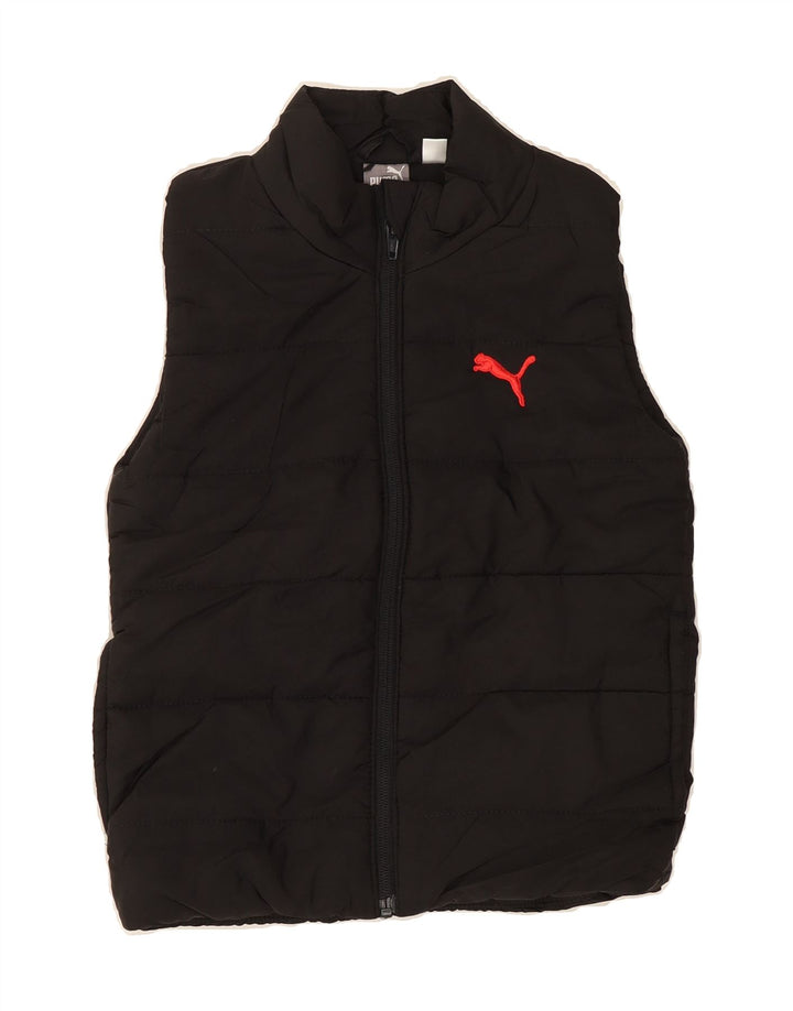 PUMA Boys Padded Gilet 5-6 Years XS  Black Vintage Puma and Second-Hand Puma from Messina Hembry 