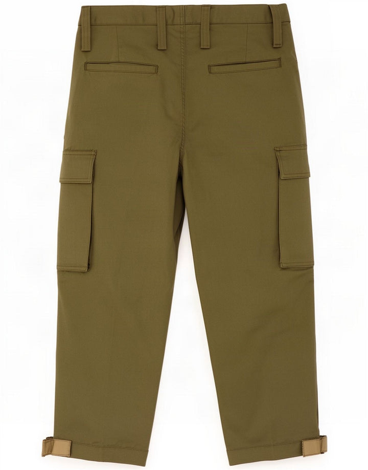 Esercito Mens Capri Cargo Trousers IT 46 Small W30 L18 Khaki Wool