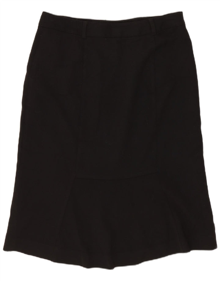 Ralph Lauren Womens A-Line Skirt US 6 Medium W30  Black Wool