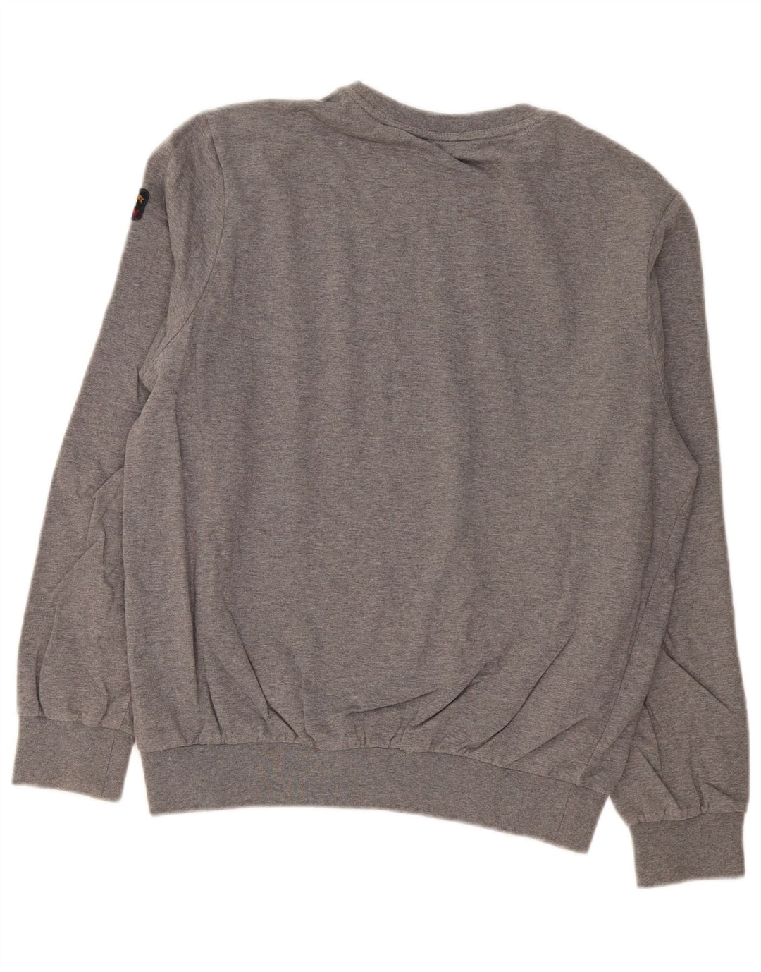 Paul & Shark Mens Sweatshirt Jumper Large Grey Flecked Cotton