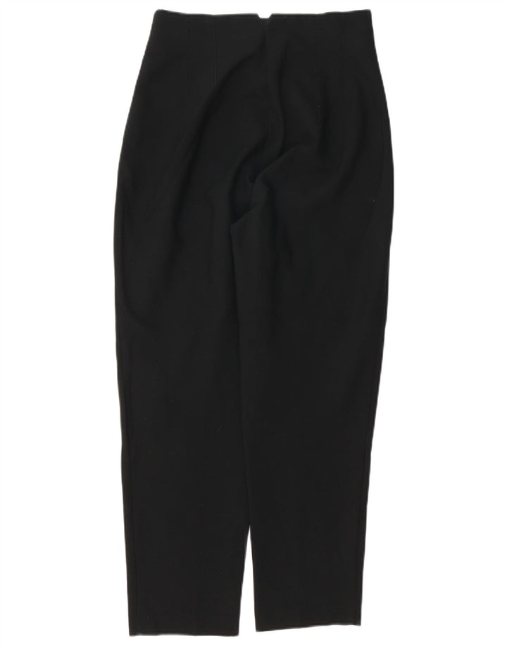 Zara Womens Tapered Suit Trousers Medium W28 L27 Black Polyester