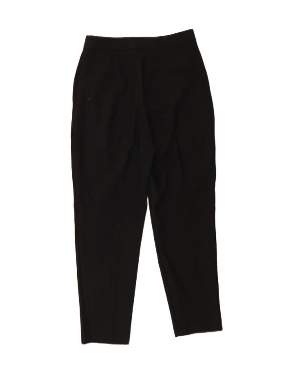 Zara Womens Tapered Casual Trousers Medium W28 L27 Black