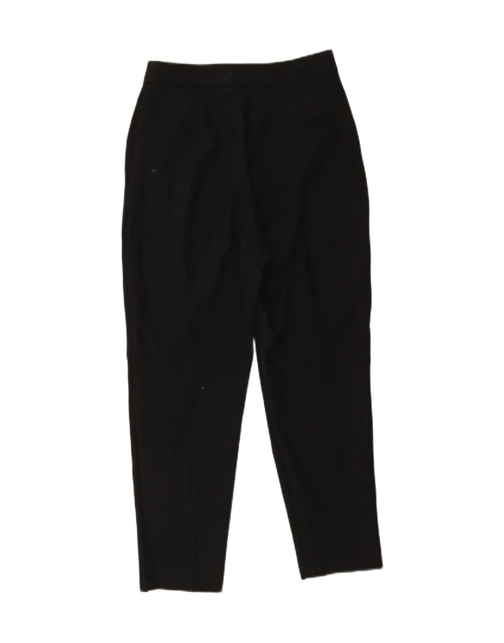 Zara Womens Tapered Casual Trousers Medium W28 L27 Black