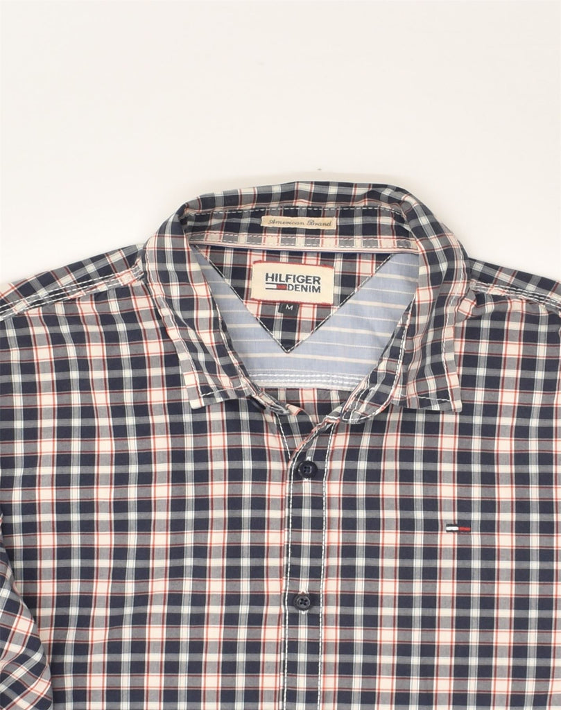 TOMMY HILFIGER Mens Shirt Medium Multicoloured Check Cotton | Vintage Tommy Hilfiger | Thrift | Second-Hand Tommy Hilfiger | Used Clothing | Messina Hembry 