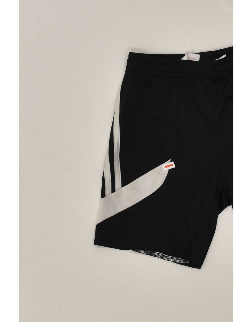 ADIDAS Boys Sport Shorts 4-5 Years Small Black Colourblock Polyester | Vintage Adidas | Thrift | Second-Hand Adidas | Used Clothing | Messina Hembry 